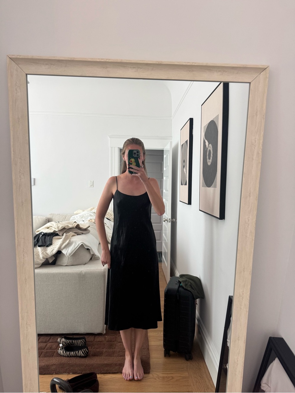 Vince silk slip dress